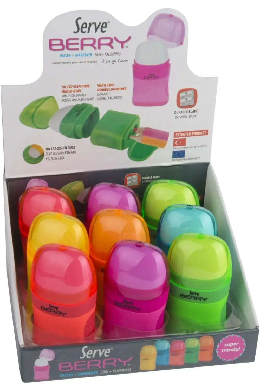 goldtrack Berry Silgili Kalemtiras Karisik Renk 9lu goldbeam 9953