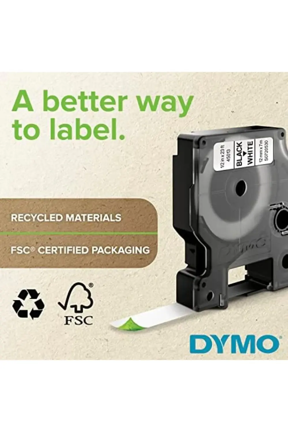 goldtrack Isıyla Küçülen Serit 6mmx1,5m Beyaz/Siyah goldbeam 9953