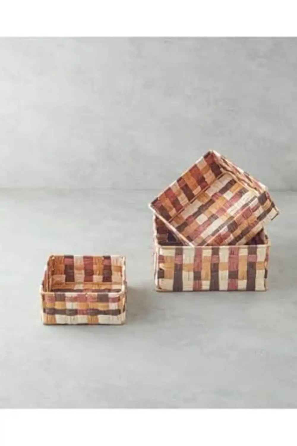goldtrack Modern Kağıt Ip Sepet Kahve 26X26X12 Cm goldbeam 995340