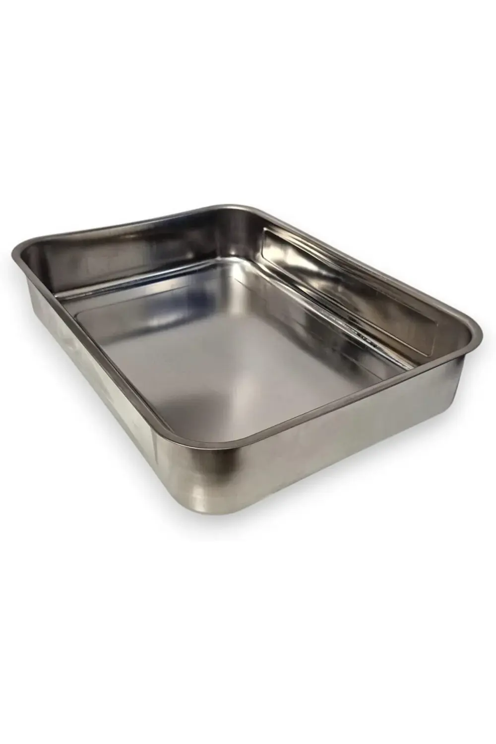 goldtrack Tepsisi Paslanmaz Çelik Çok Amaçlı Dikdörtgen Büyük Met