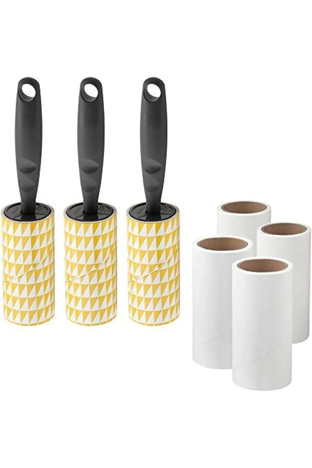 goldwhirl BASTIS 3'lü Gri Lint Rulo Seti, 4 x Rulosu trendflash 4