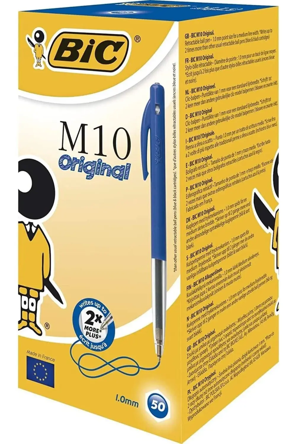 goldwhirl tükenmez M10 CLIC, 0,4 mm, Kutu her biri 50 adet trendf