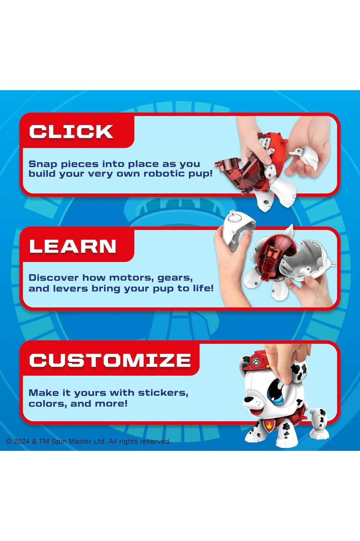 GOLI 928554 Build a Bot - Paw Patrol - Marshall