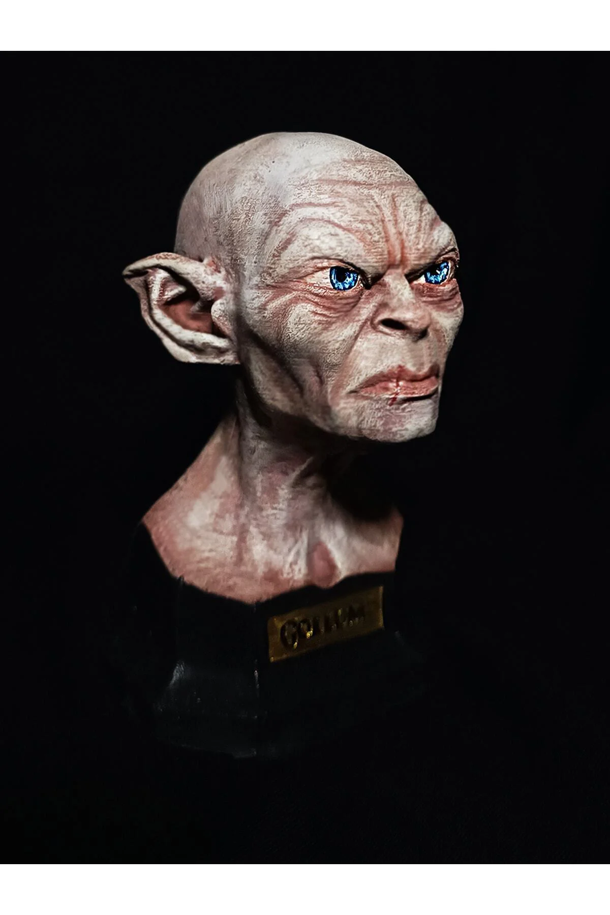 Gollum ( Smeagol ) - Lord Of The Rings - Yüzüklerin Efendisi Polyester Büst Figür Karakter (17 CM)