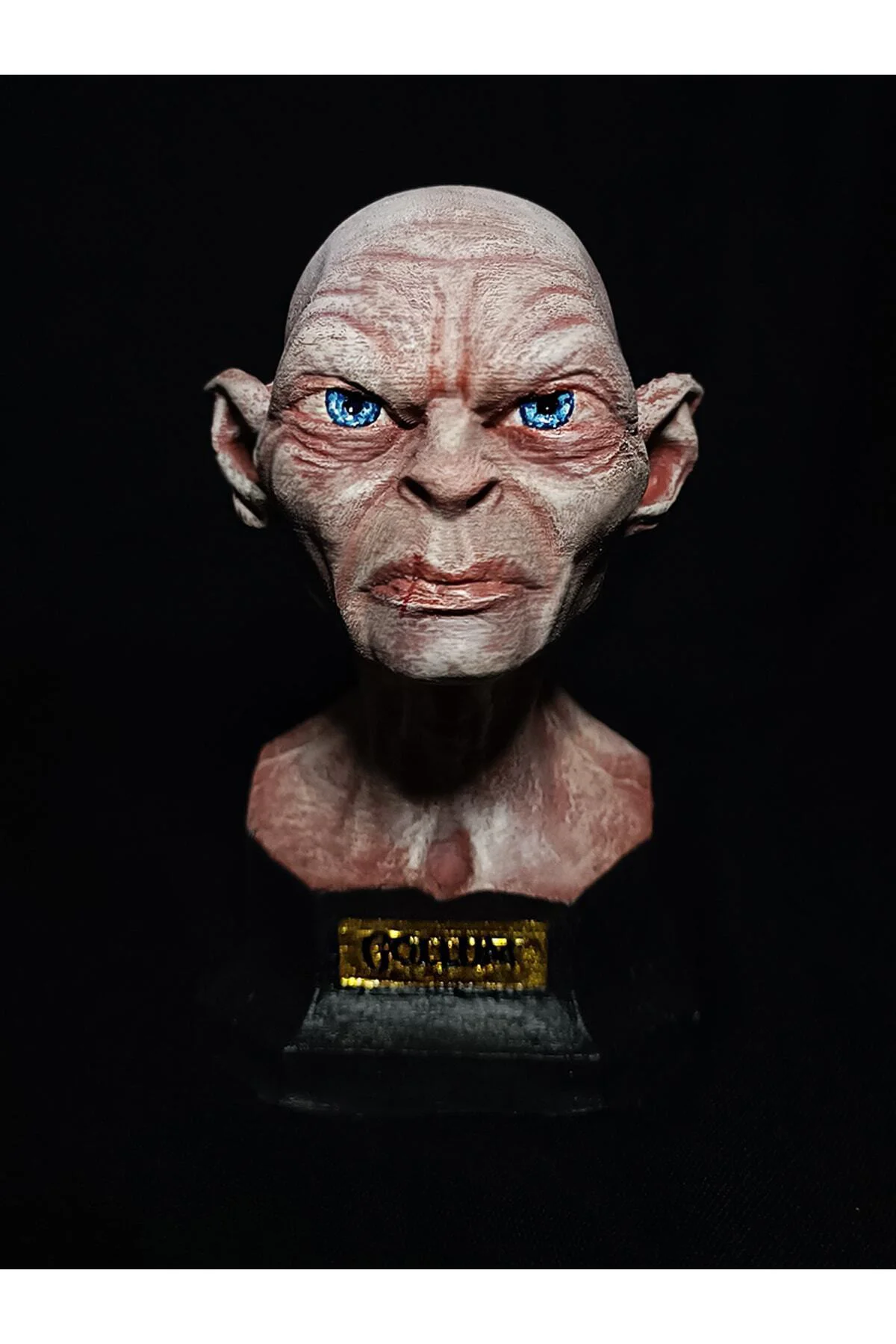 Gollum ( Smeagol ) - Lord Of The Rings - Yüzüklerin Efendisi Polyester Büst Figür Karakter (17 CM)