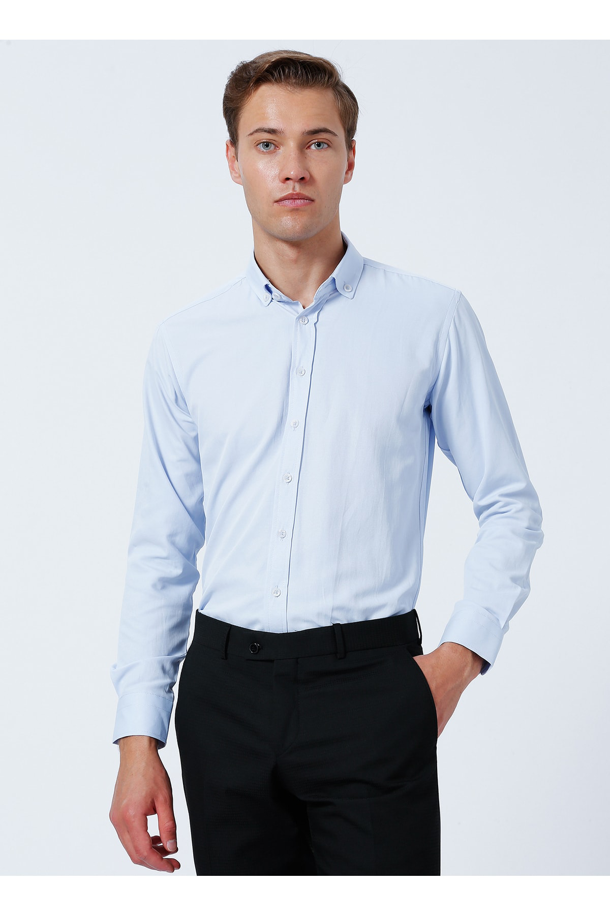 Süvari Gömlek, M, Mavi