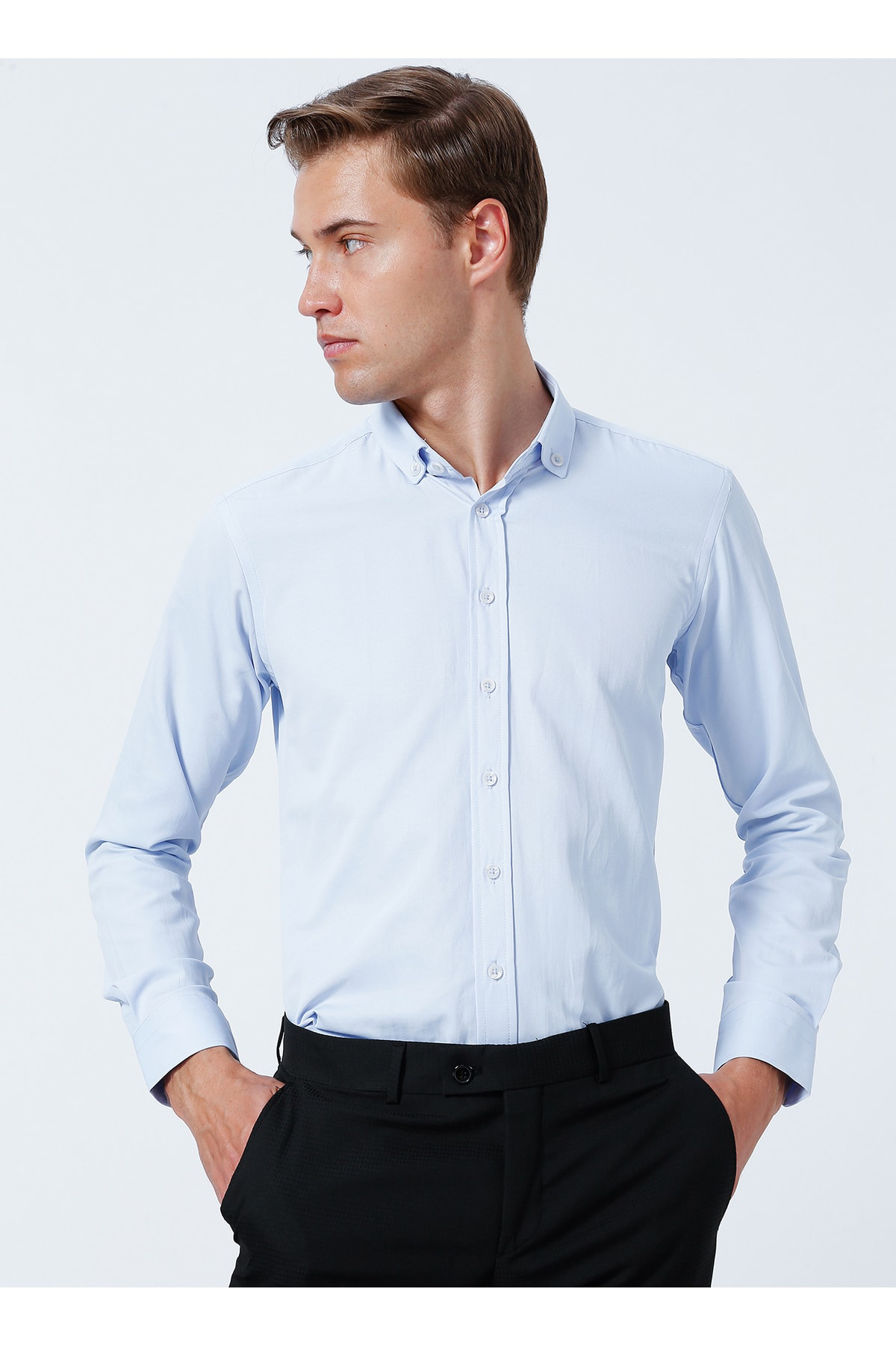 Süvari Gömlek, M, Mavi