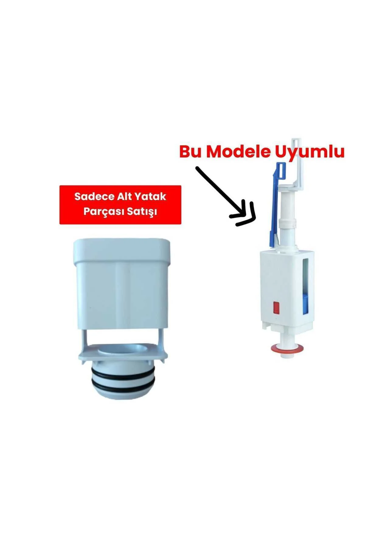 Gömme Rezervuar Boşaltma Grubu Alt Yatak Parçası