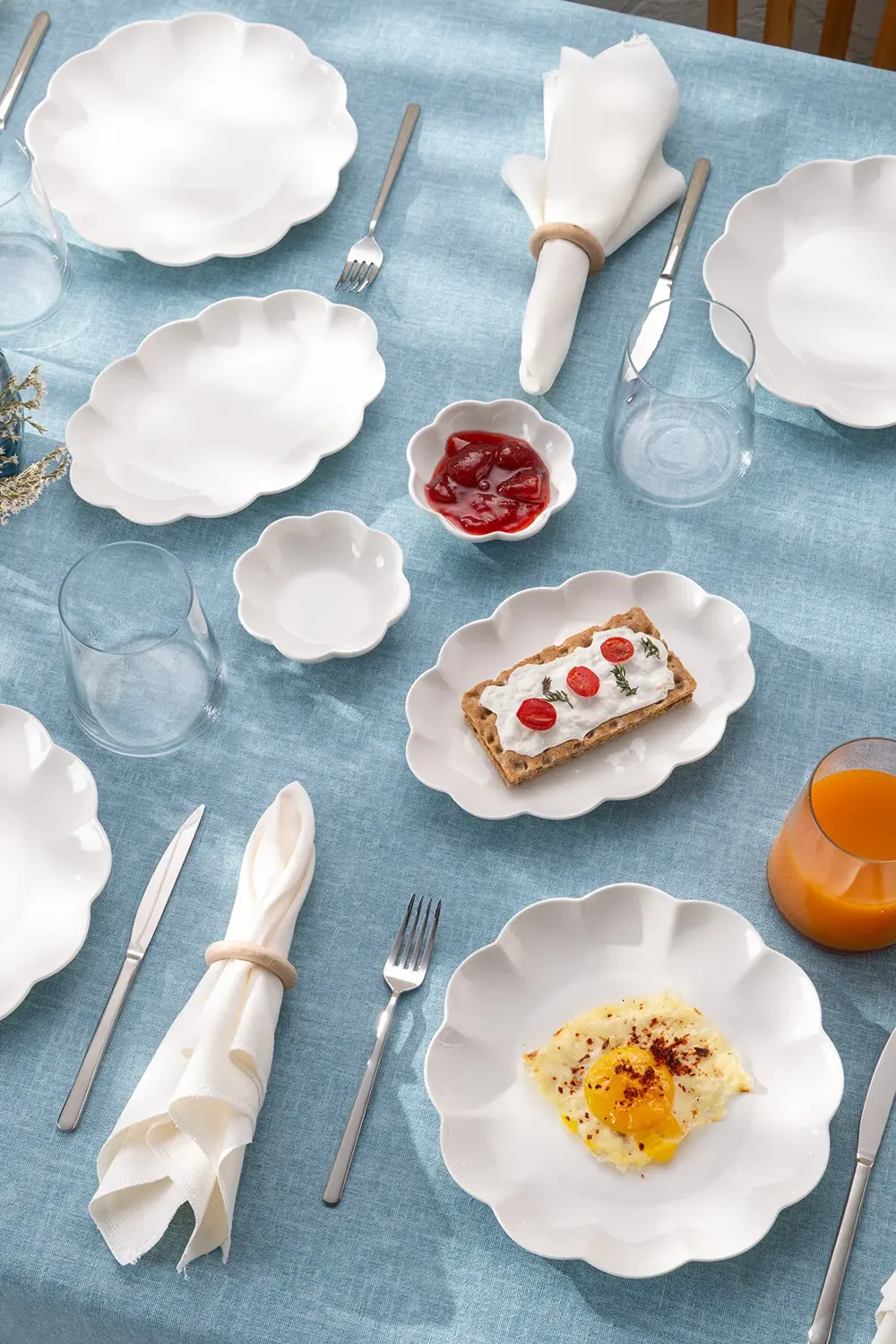 Gonca 14 Parça 6 Kişilik Kahvaltı Takımı