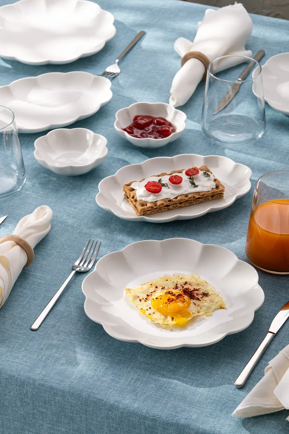 Gonca 14 Parça 6 Kişilik Kahvaltı Takımı