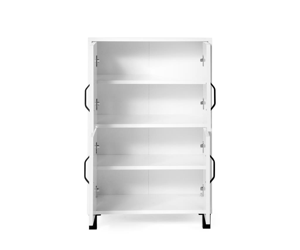 Sivas Gözde Mobilya Gonca Dört Kapaklı Çok Amaçlı Dolap Beyaz 62,5X35x99 Sivas Gözde Mobilya Gonca Dört Kapaklı Çok Amaçlı Dolap Beyaz 62,5X35x99