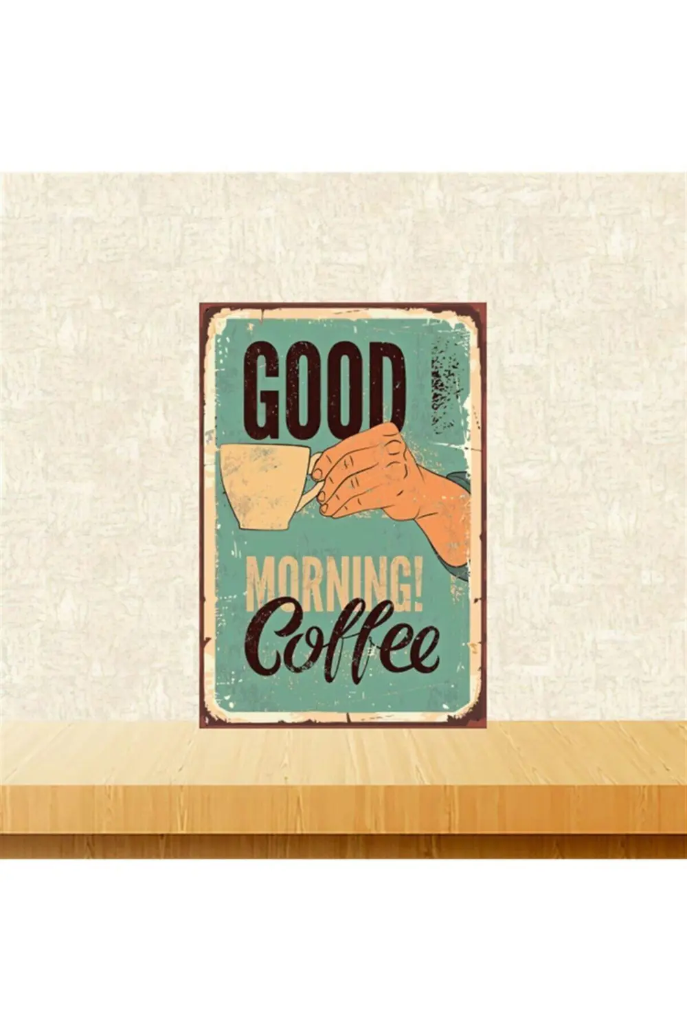 Good Morning Coffee 20-30 Cm Retro Ahşap Tablo Tkfx4585 Fiyatı, Yorumları ve Özellikleri