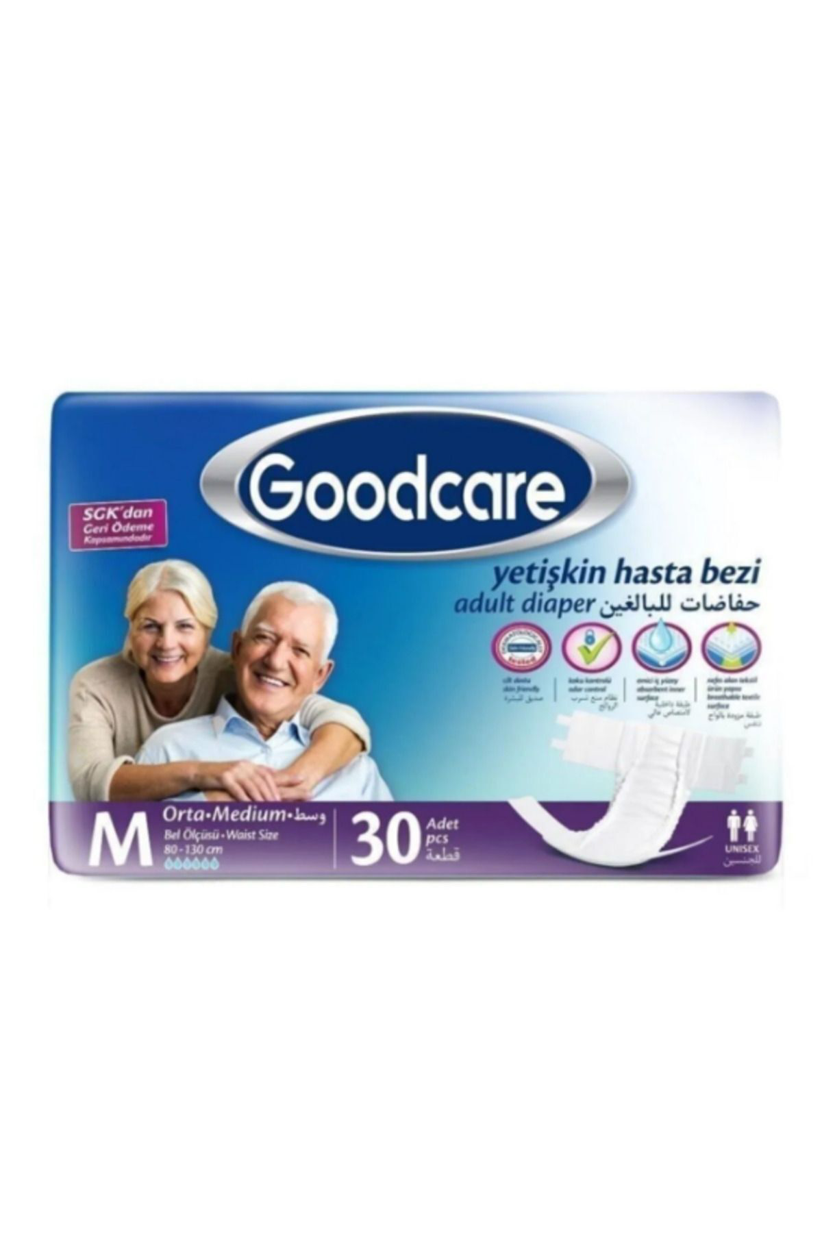 Goodcare Belbantlı Hasta Bezi Medium M 30'lu