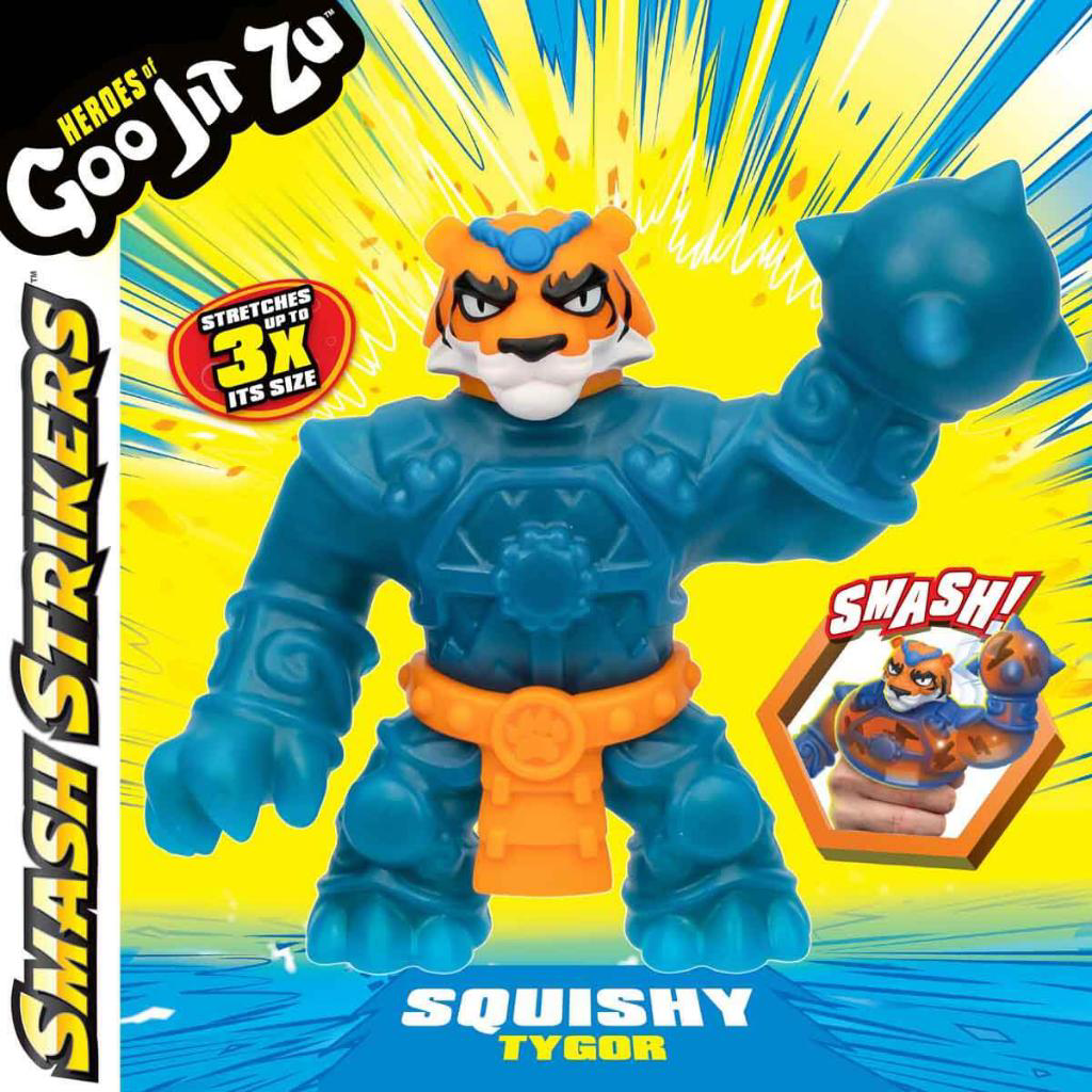 Goojitzu  Smash Strikers Tekli Figür Paketi Squishy Tygor Gjt57000