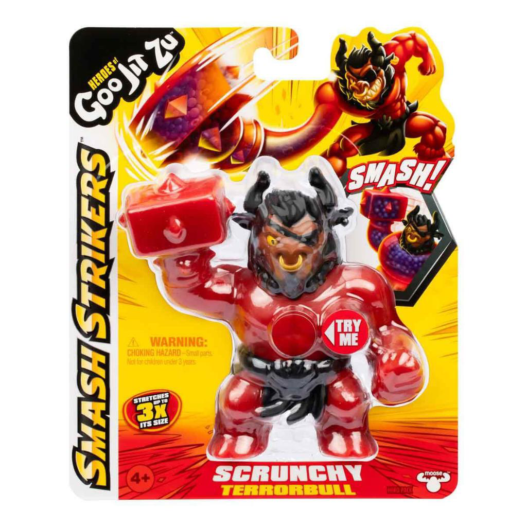 Goojitzu  Smash Strikers Tekli Figür Paketi Scrunchy Terrorbull Gj