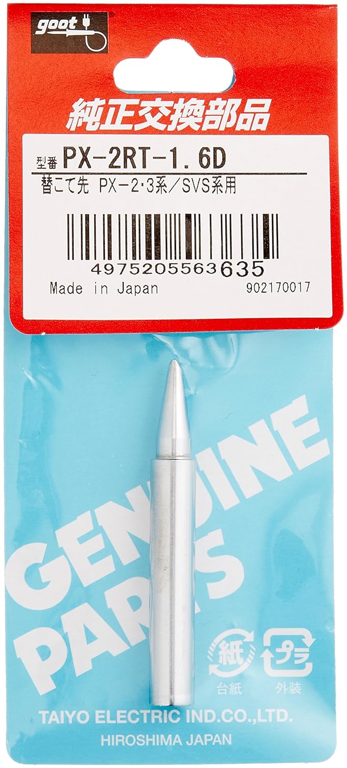 Gootwick Goot Px-2Rt-1.6D Havya Ucu - Orijinal Yedek Parça Gootwick Goot Px-2Rt-1.6D Havya Ucu - Orijinal Yedek Parça