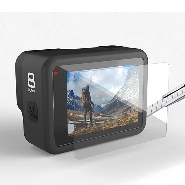 GOR Gopro Hero 8 2in1 Darbe Emici Ekran Koruyucu 2 SET-1852 GOR Gopro Hero 8 2in1 Darbe Emici Ekran Koruyucu 2 SET-1852