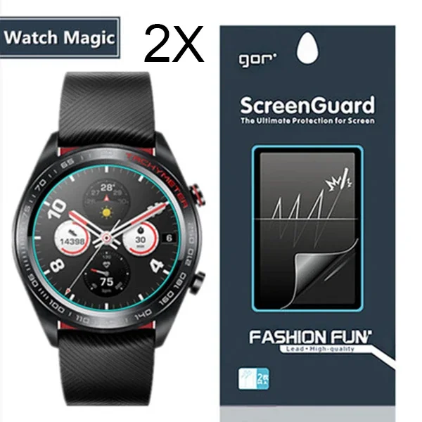 Gor Huawei Watch Magic 2 Darbe Emici Ekran Koruyucu 2 Adet Set-1852 Gor Huawei Watch Magic 2 Darbe Emici Ekran Koruyucu 2 Adet Set-1852