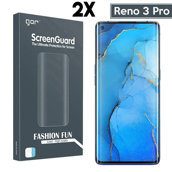 GOR Oppo Reno 3 Pro 3D Kavisli Full Ekran Koruyucu 2 Adet Set-1852 GOR Oppo Reno 3 Pro 3D Kavisli Full Ekran Koruyucu 2 Adet Set-1852