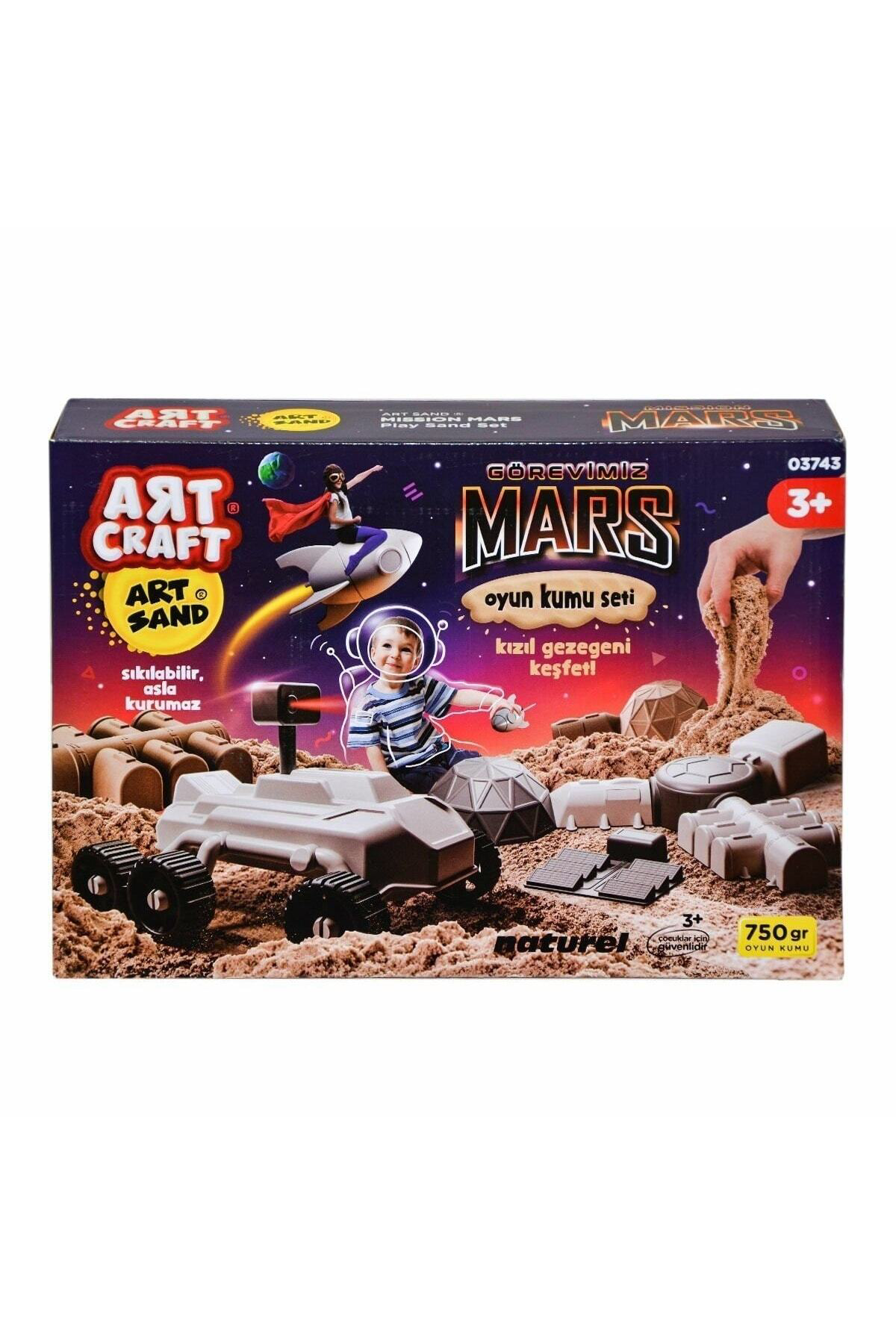 Art Craft Görevimiz Mars Kinetik Kum Oyun Seti 750 Gr.