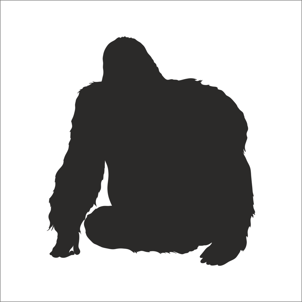 GORİL  FOLYO STİCKER