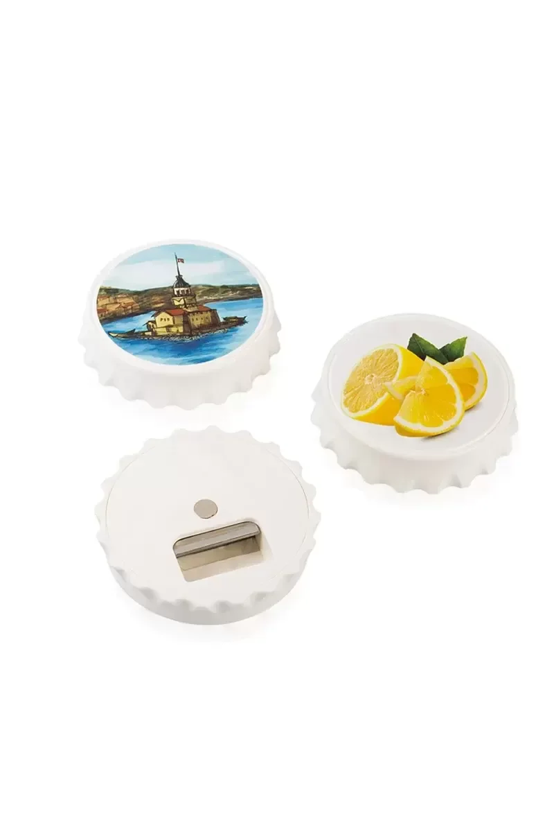 Görselli Baskılı Desenli Mıknatıslı Kapak Açacağı 1 Adet Royaleks