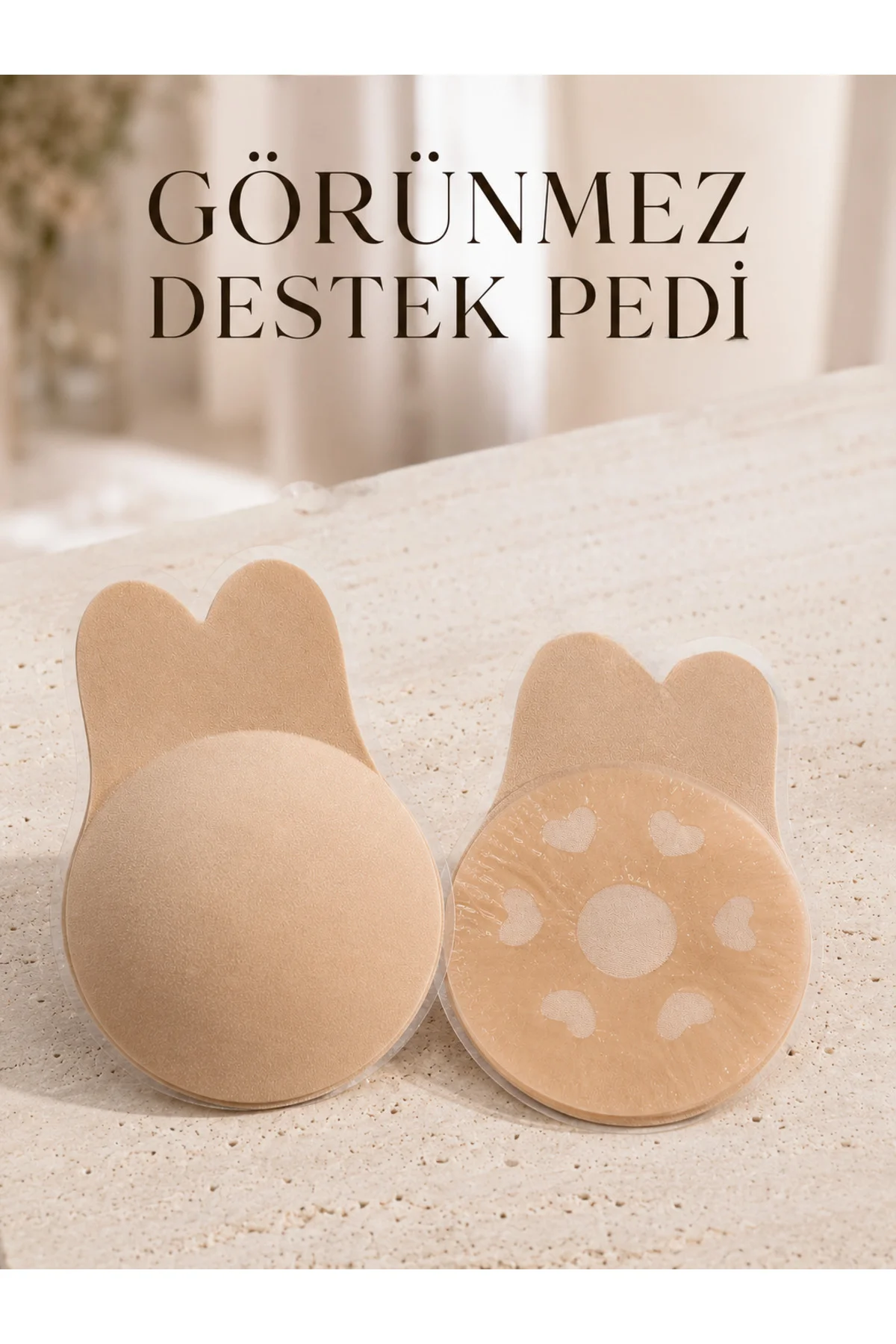 Görünmez Destek Pedi Kendinden Yapışkanlı Pratik ve Rahat Kullanım Görünmez Destek Pedi Kendinden Yapışkanlı Pratik ve Rahat Kullanım