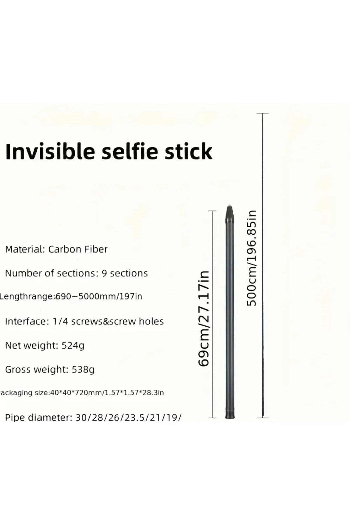Görünmez Self Stick 5M