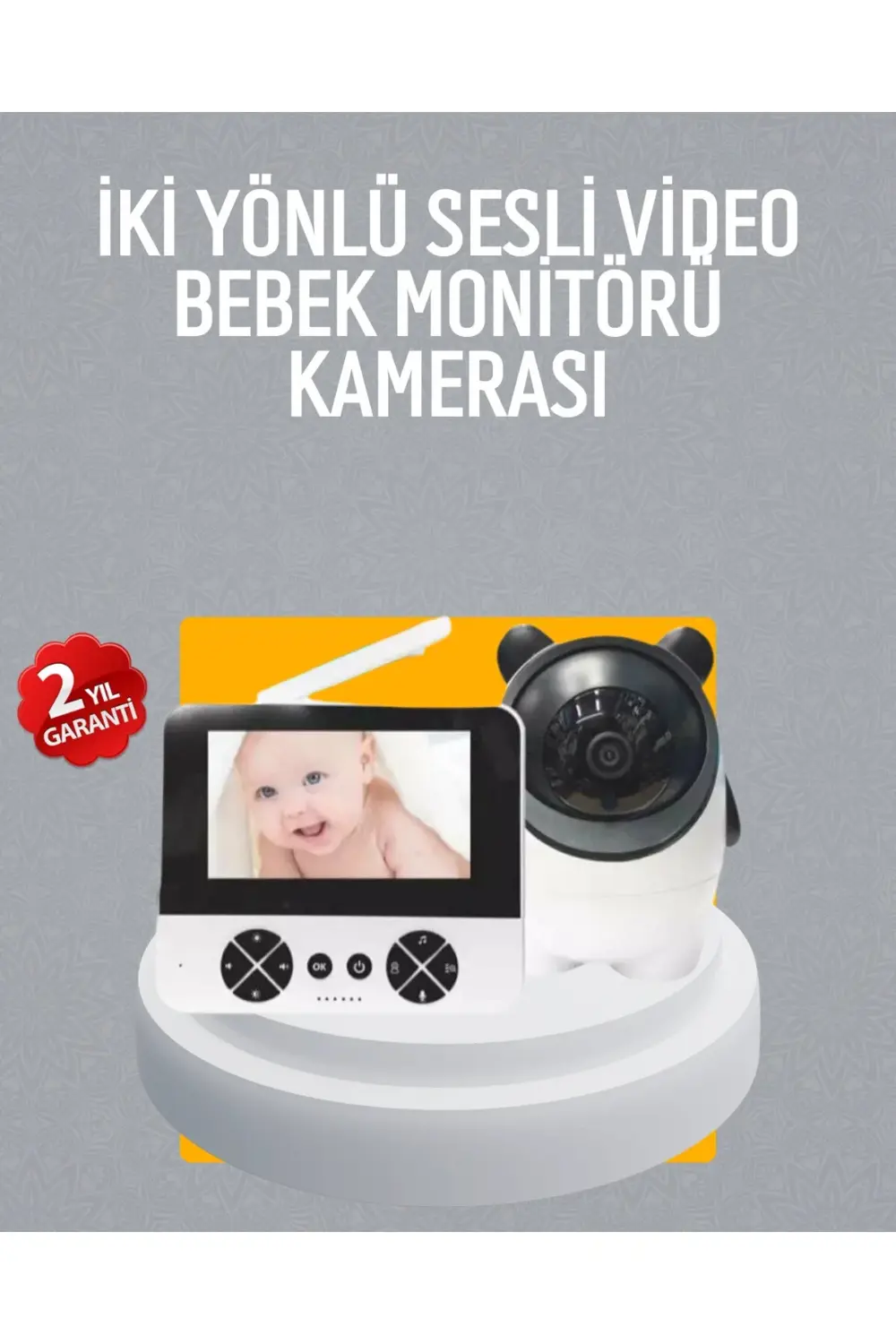 Görüntülü Bebek Monitörü 4.3 İnç Ekran ve Sesli İletişim Görüntülü Bebek Monitörü 4.3 İnç Ekran ve Sesli İletişim