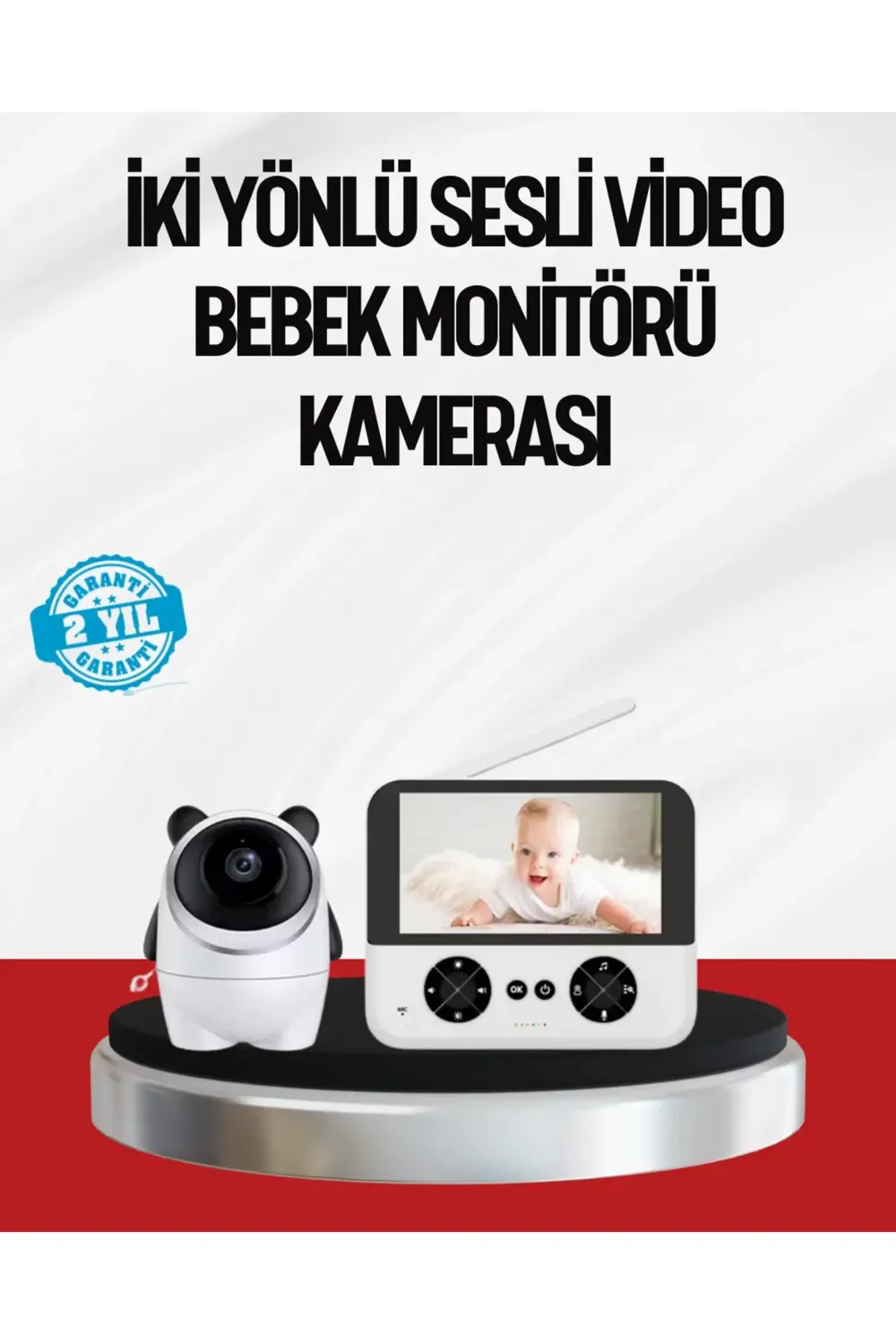 Görüntülü Bebek Monitörü 4.3 İnç Ekran ve Sesli İletişim Görüntülü Bebek Monitörü 4.3 İnç Ekran ve Sesli İletişim