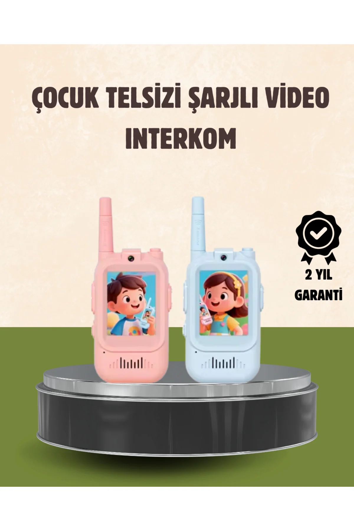 Görüntülü Walkie Talkie Çocuklar İçin Video İnterkomlu Oyuncak