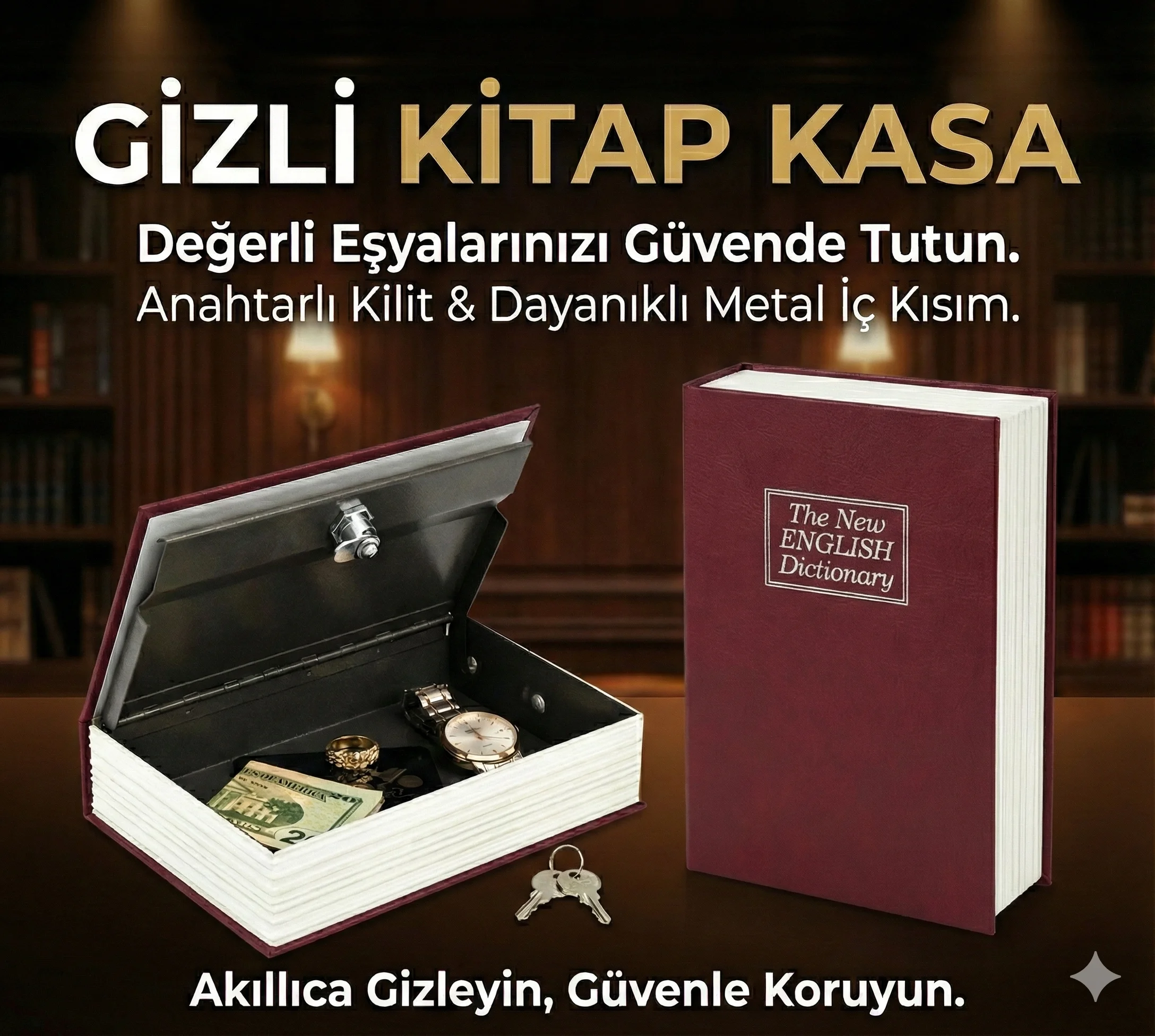 Görünümlü Gizli Kasa