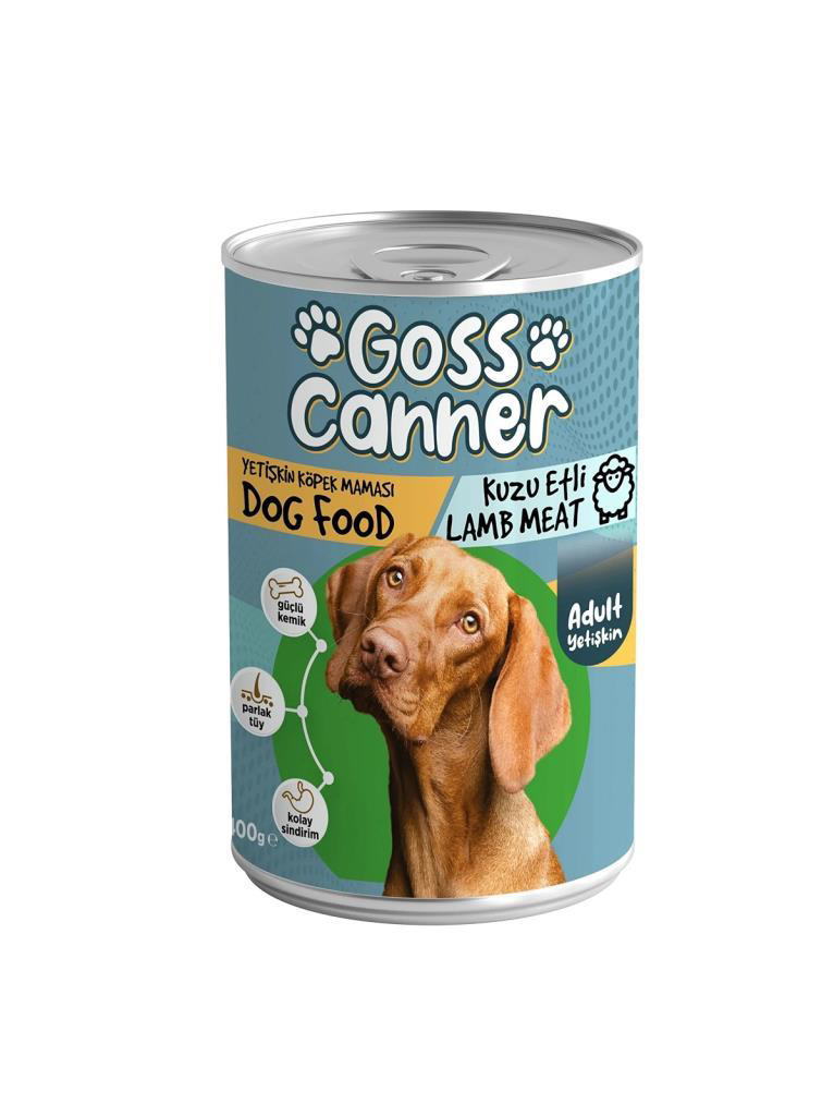 Goss Canner Kuzu Etli Köpek Konservesi 400 Gr