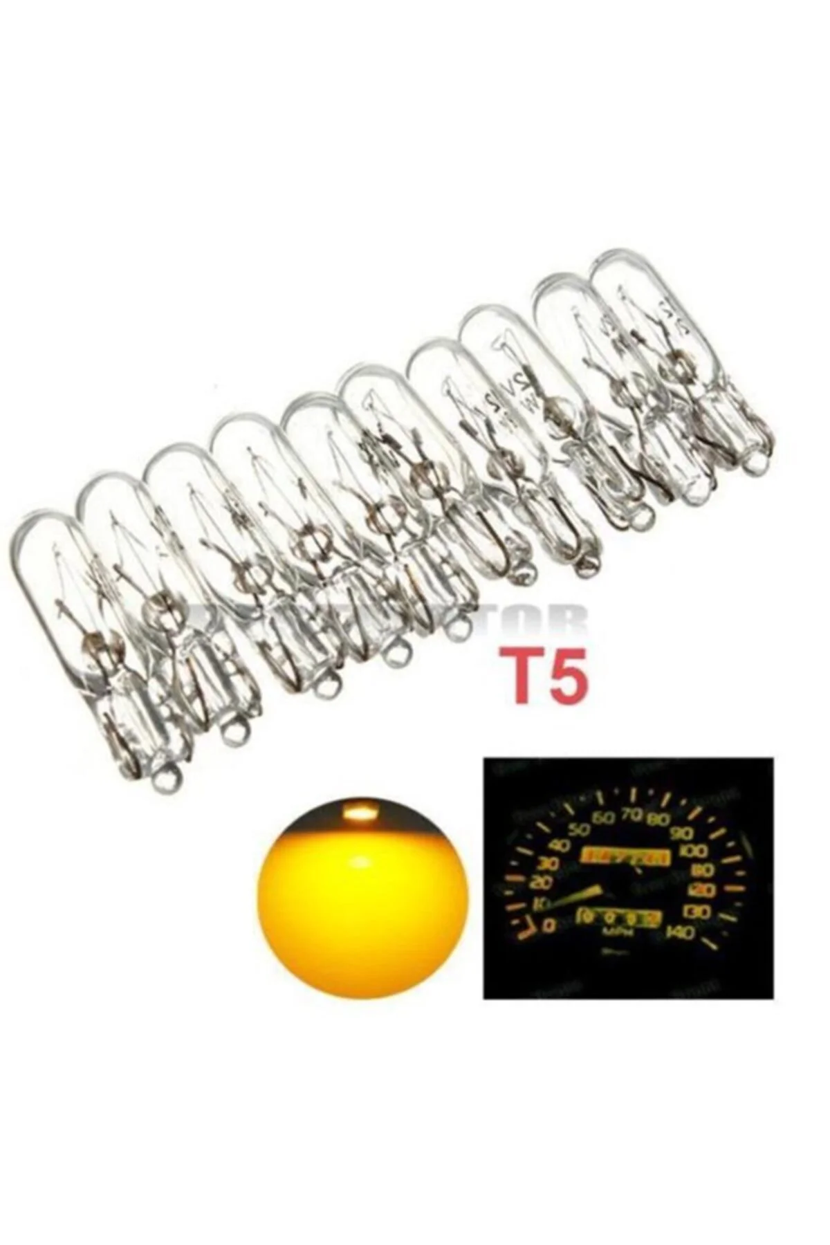 GÖSTERGE AMPULÜ MİNİ DİPSİZ T5 AMPUL 10 ADET