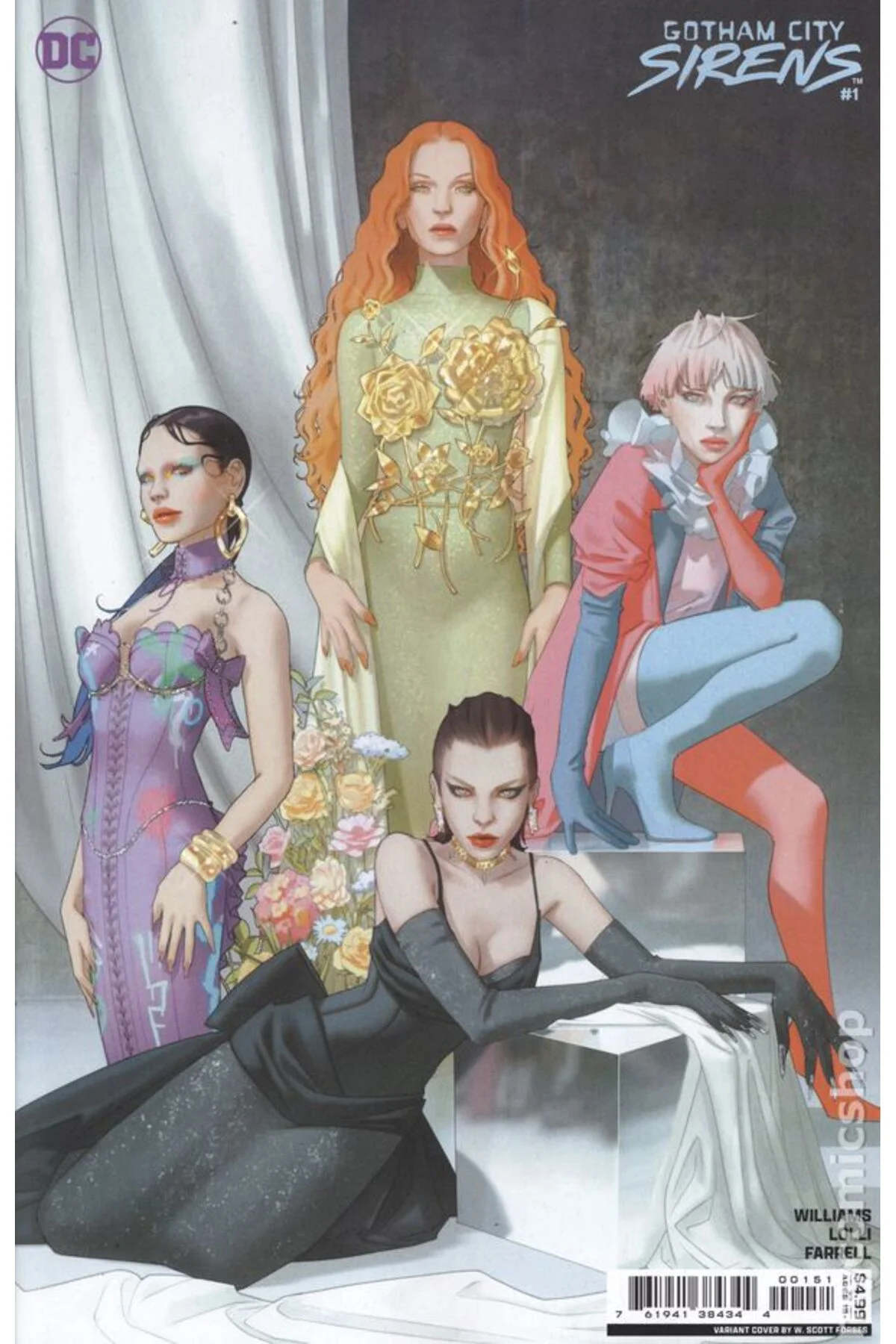 Gotham City Sirens #1B (ingilizce)