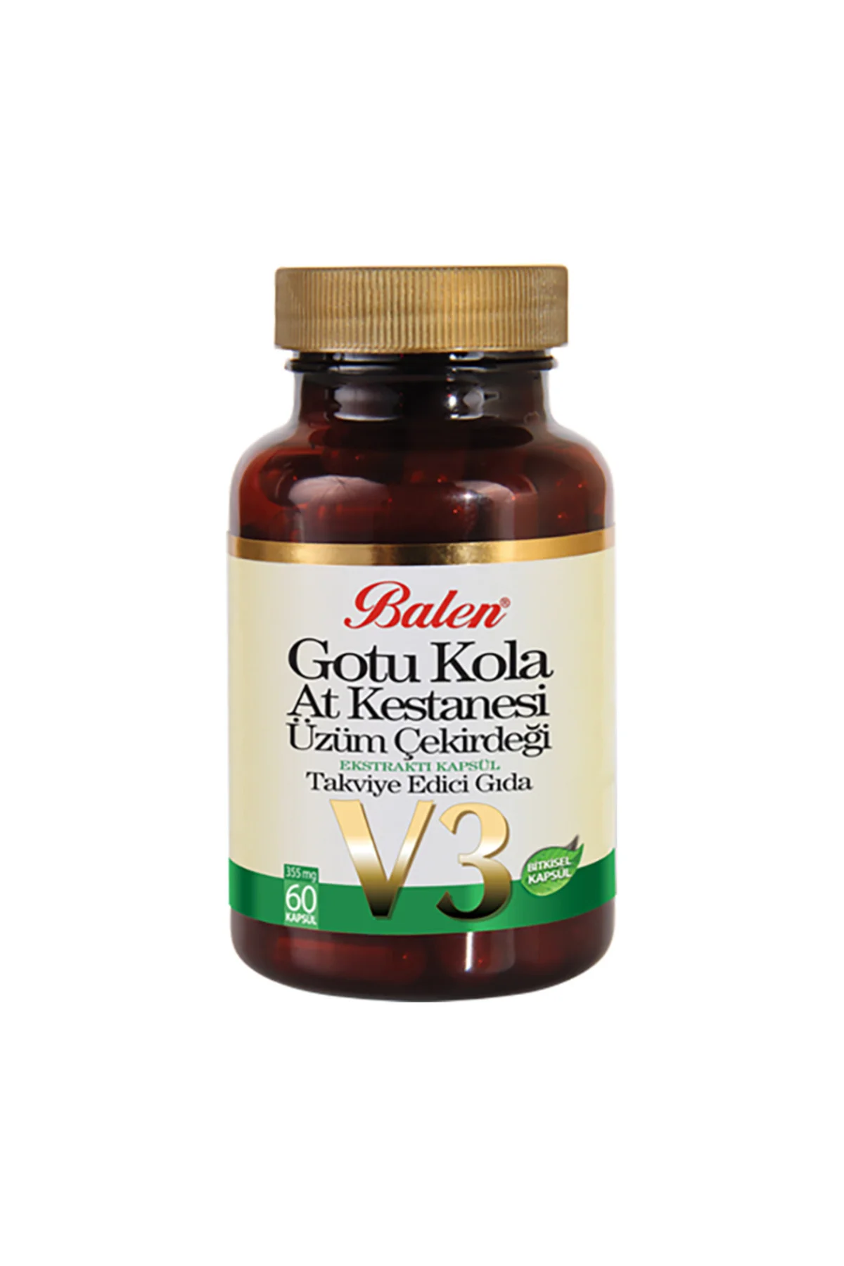 Gotu Kola At Kestanesi Üzüm Çekirdeği 355 Mg*60 Kapsül