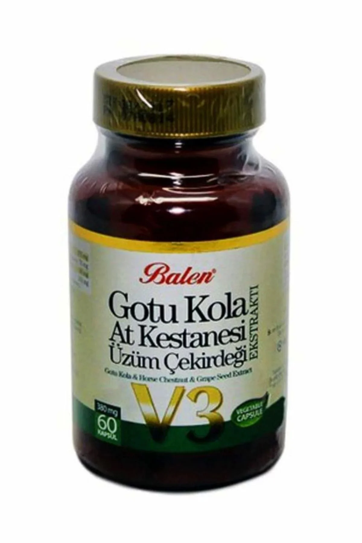 Gotu Kola & At Kestanesi & Üzüm Çekirdeği Ekstratı V-3
