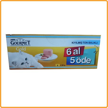 Gourmet Gold Kıyılmış Ton Balıklı Kedi Konservesi 6 Al 5 Öde 6X85 Gourmet Gold Kıyılmış Ton Balıklı Kedi Konservesi 6 Al 5 Öde 6X85