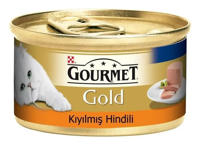 Gourmet Gold Kıyılmış Hindili Kedi Konservesi 85gr Gourmet Gold Kıyılmış Hindili Kedi Konservesi 85gr