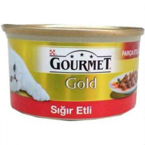 Gourmet Gold Sığır Etli Konserve mama 85 Gr