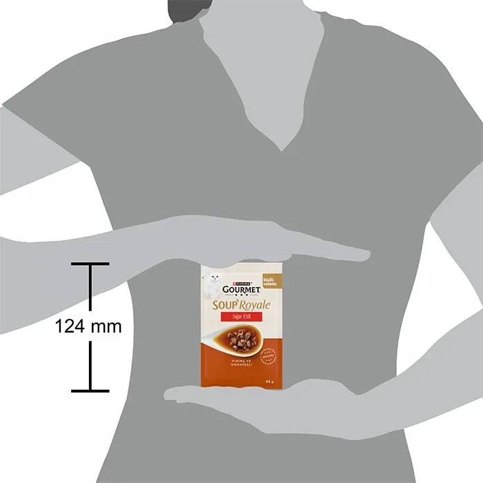 Gourmet Gold Soup Royale Sığır Etli Kedi Çorbası 45gr