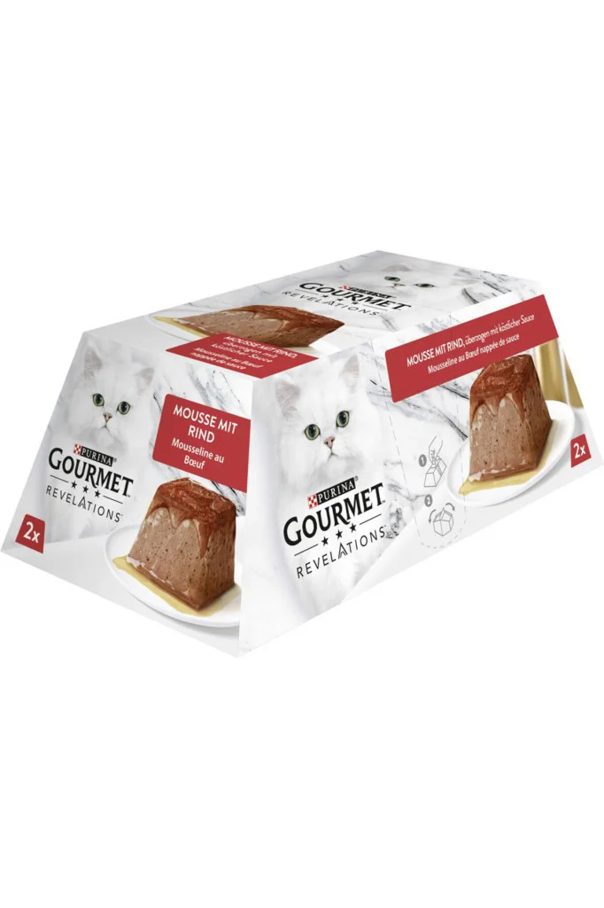 Gourmet Revelations Sığır Etli ve Soslu Kedi Maması 2x57GR :114Gr Gourmet Revelations Sığır Etli ve Soslu Kedi Maması 2x57GR :114Gr