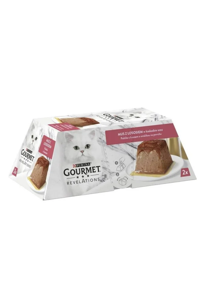Gourmet Revelations Somon Balıklı ve Soslu Kedi Maması 2x57GR :11