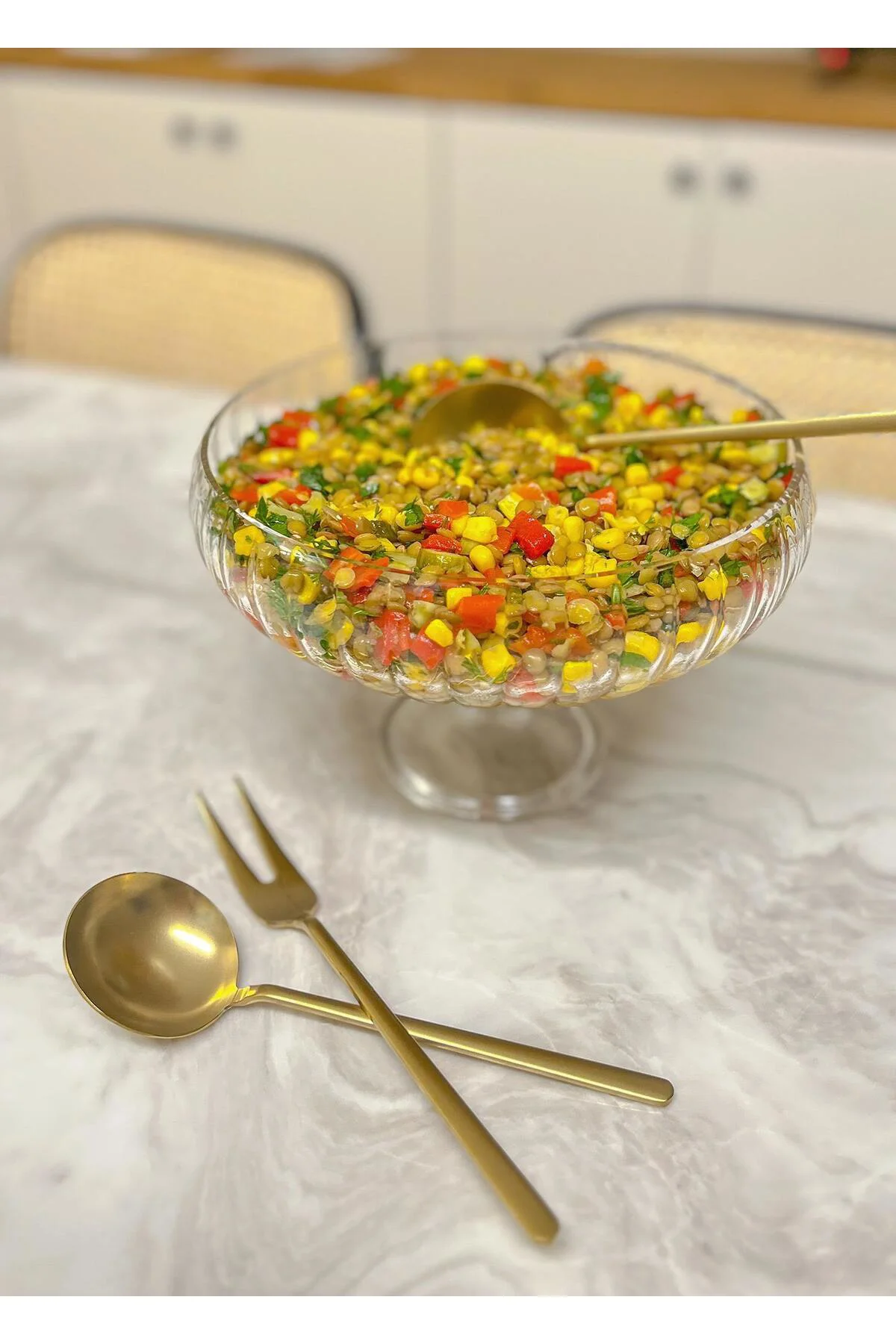 Gourmet Servis Takımı Gold 5 Parça