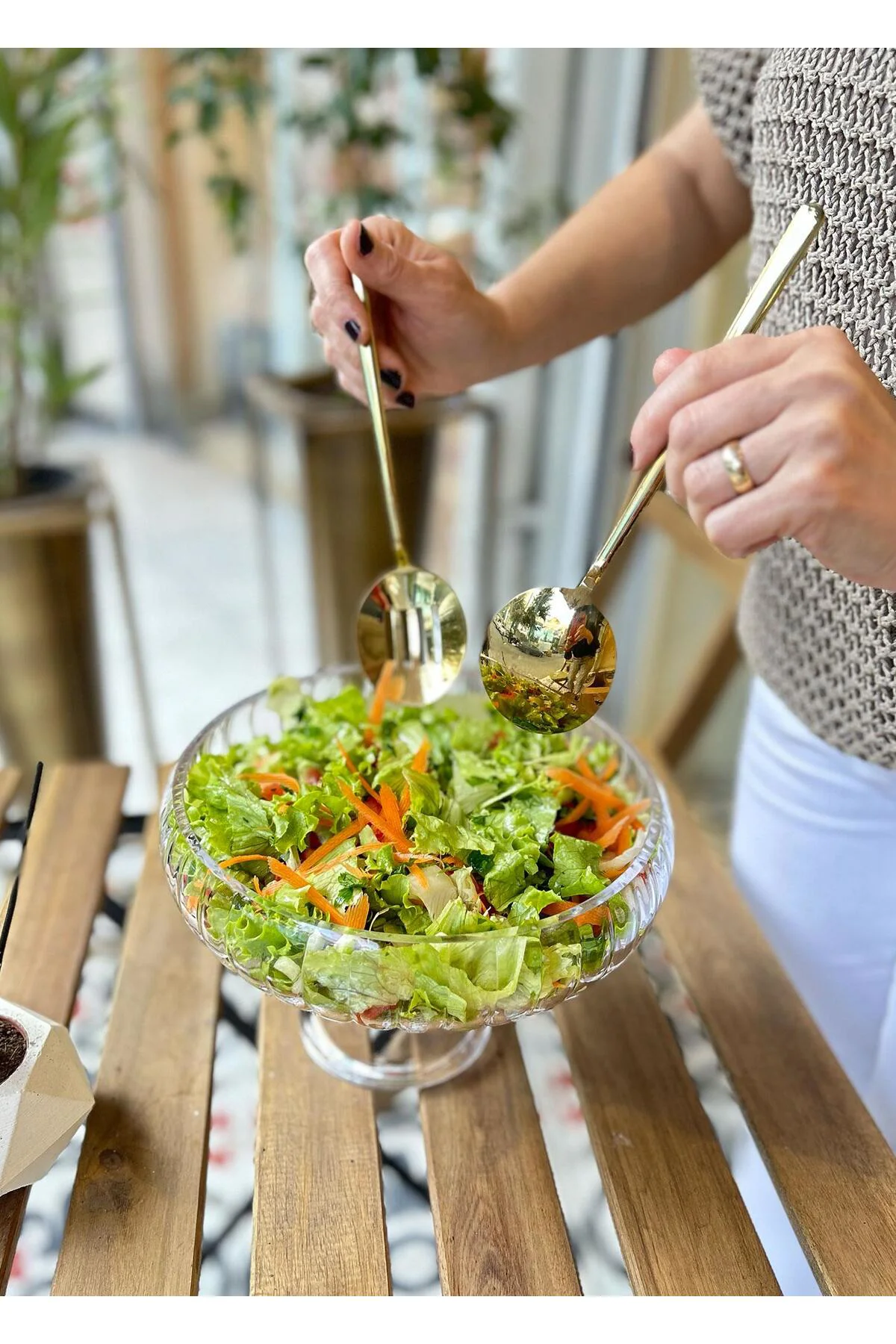 Gourmet Servis Takımı Gold 5 Parça