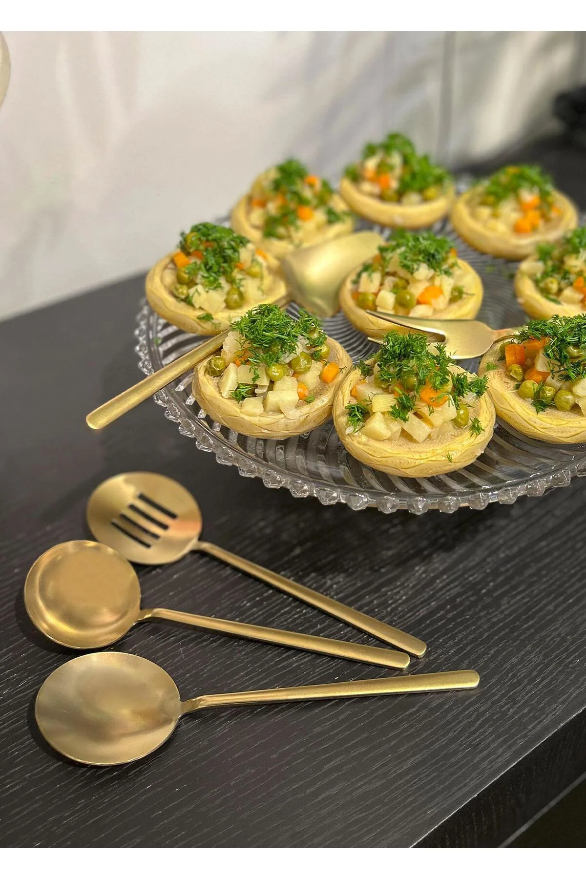 Gourmet Servis Takımı Gold 5 Parça