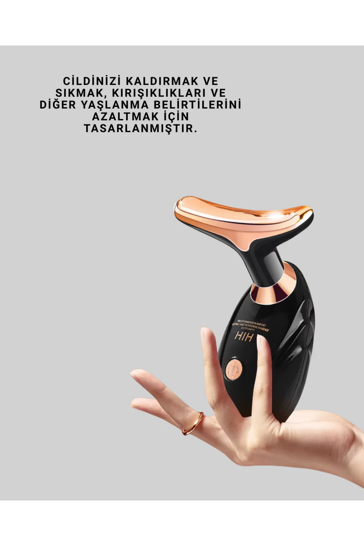 Göz Altı Serinletici Yüz Masaj Cihazı – Serum Emilimini Artırır