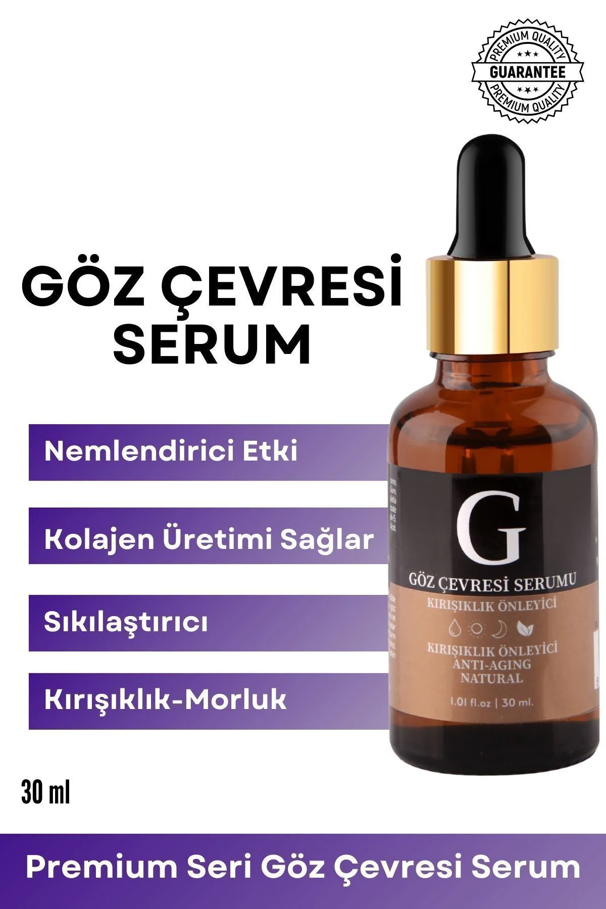 Göz Çevresi Canlandırıcı (GÖZALTI MORLUĞU, TORBALANMA, ŞİŞLİK) Gö