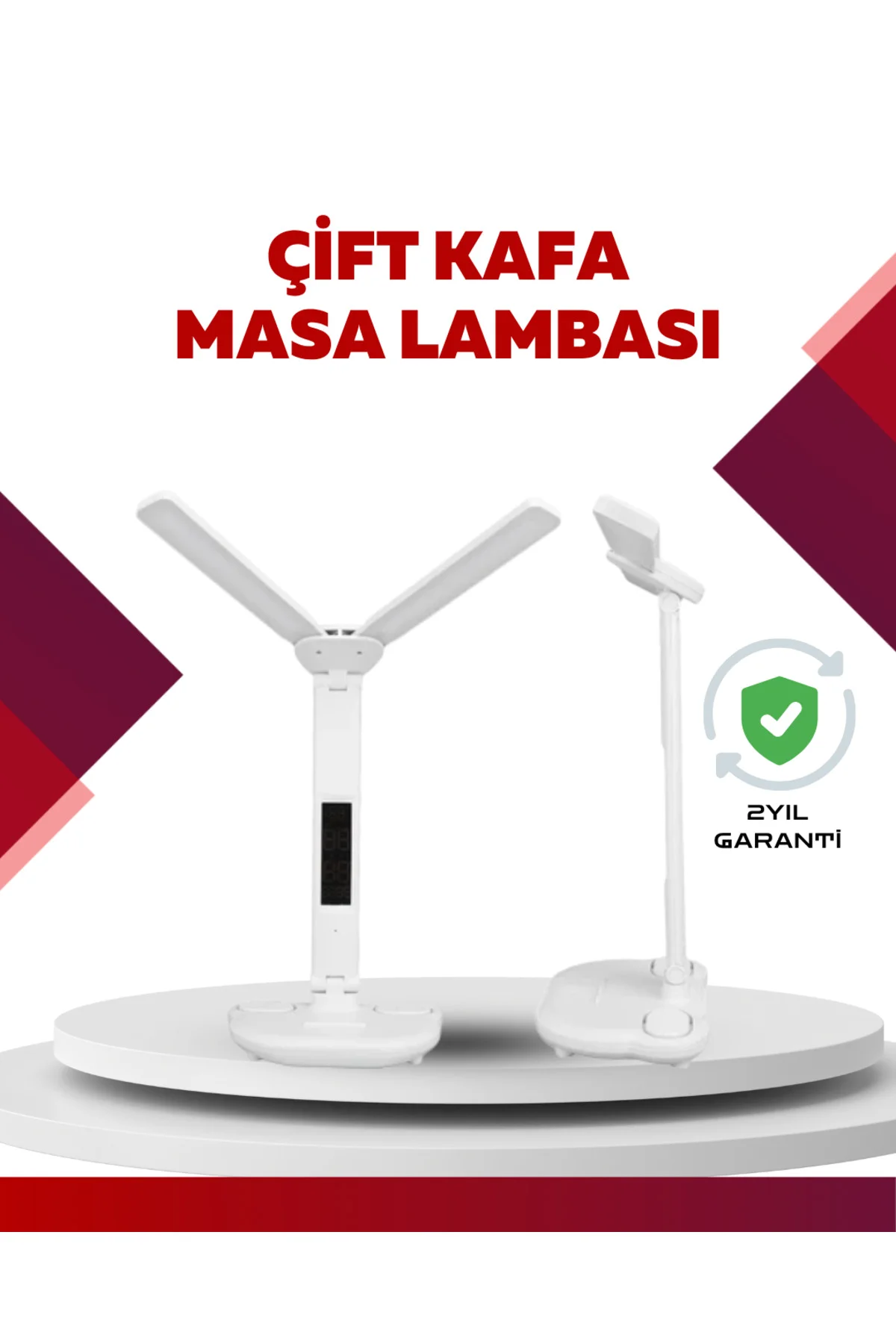 Göz Koruyucu LED Okuma Lambası | Titreşimsiz Işık, Kalemlik ve St