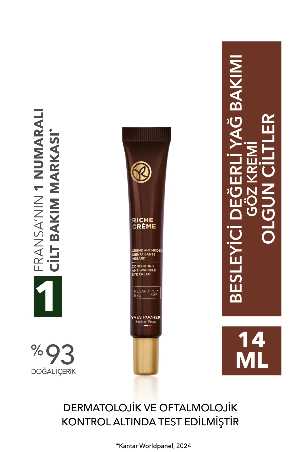 Göz Kremi - Besleyici Yaşlanma Karşıtı Değerli Yağ Bakımı / Riche Creme-14 ml-26499